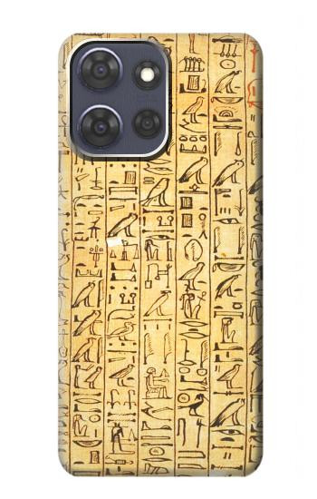 S1625 Egyptian Coffin Texts Hülle Schutzhülle Taschen für Motorola Moto G Power (2025)