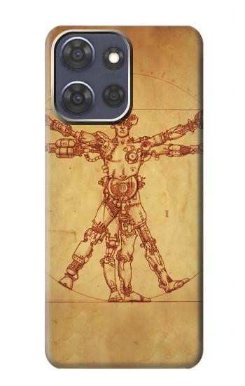 S1682 Steampunk Frankenstein Hülle Schutzhülle Taschen für Motorola Moto G Power (2025,2026)
