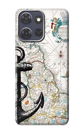 S1962 Nautical Chart Hülle Schutzhülle Taschen für Motorola Moto G Power (2025)