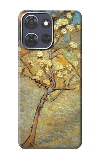 S1978 Van Gogh Letter Pear Tree Blossom Hülle Schutzhülle Taschen für Motorola Moto G Power (2025,2026)