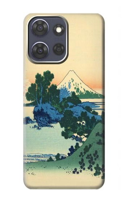 S2075 Katsushika Hokusai The Inume Pass in Kai Hülle Schutzhülle Taschen für Motorola Moto G Power (2025)
