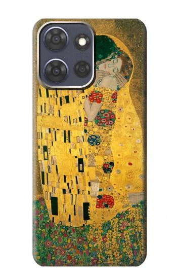 S2137 Gustav Klimt The Kiss Hülle Schutzhülle Taschen für Motorola Moto G Power (2025,2026)