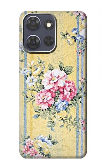 S2229 Vintage Flowers Hülle Schutzhülle Taschen für Motorola Moto G Power (2025)