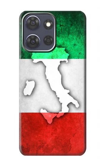 S2338 Italy Flag Hülle Schutzhülle Taschen für Motorola Moto G Power (2025)