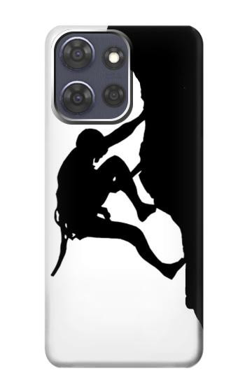S2407 Mountain Climber Climbing Hülle Schutzhülle Taschen für Motorola Moto G Power (2025)