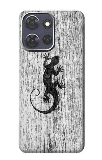 S2446 Gecko Wood Graphic Printed Hülle Schutzhülle Taschen für Motorola Moto G Power (2025,2026)