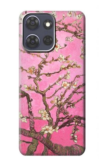 S2449 Pink Blossoming Almond Tree Van Gogh Hülle Schutzhülle Taschen für Motorola Moto G Power (2025,2026)