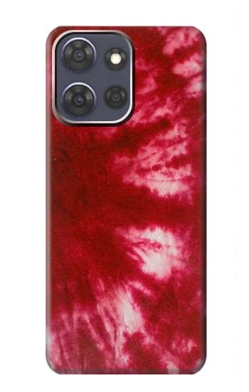 S2480 Tie Dye Red Hülle Schutzhülle Taschen für Motorola Moto G Power (2025)