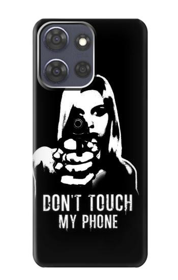 S2518 Do Not Touch My Phone Hülle Schutzhülle Taschen für Motorola Moto G Power (2025,2026)
