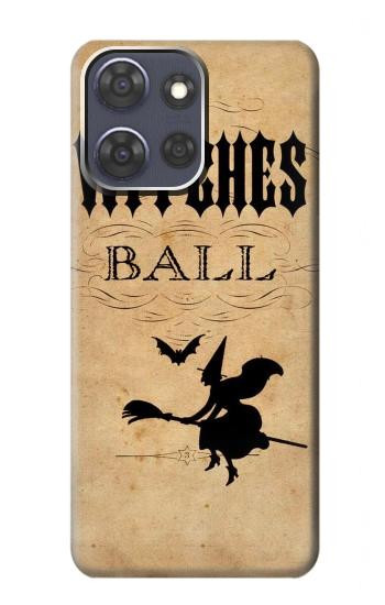 S2648 Vintage Halloween The Witches Ball Hülle Schutzhülle Taschen für Motorola Moto G Power (2025)