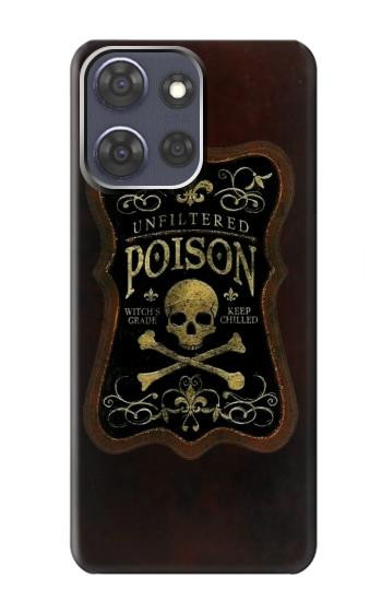 S2649 Unfiltered Poison Vintage Glass Bottle Hülle Schutzhülle Taschen für Motorola Moto G Power (2025)