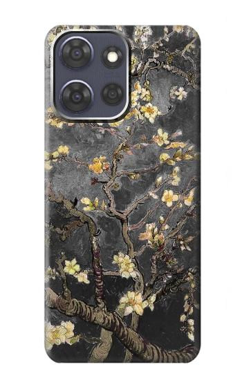 S2664 Black Blossoming Almond Tree Van Gogh Hülle Schutzhülle Taschen für Motorola Moto G Power (2025)
