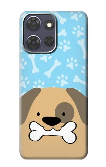 S2669 Cute Dog Paws Bones Cartoon Hülle Schutzhülle Taschen für Motorola Moto G Power (2025,2026)