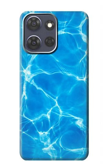 S2788 Blue Water Swimming Pool Hülle Schutzhülle Taschen für Motorola Moto G Power (2025)