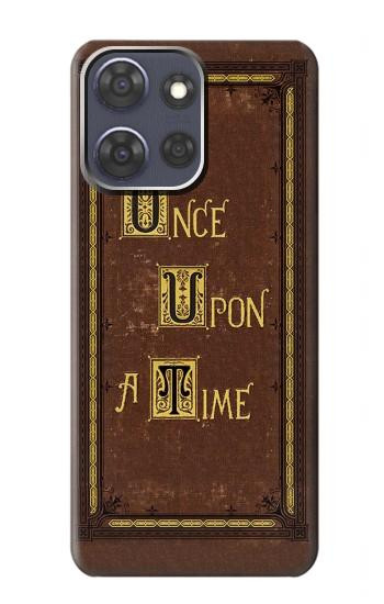 S2824 Once Upon a Time Book Cover Hülle Schutzhülle Taschen für Motorola Moto G Power (2025,2026)