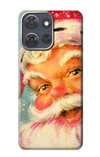 S2840 Christmas Vintage Santa Hülle Schutzhülle Taschen für Motorola Moto G Power (2025)