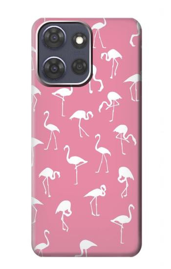S2858 Pink Flamingo Pattern Hülle Schutzhülle Taschen für Motorola Moto G Power (2025)