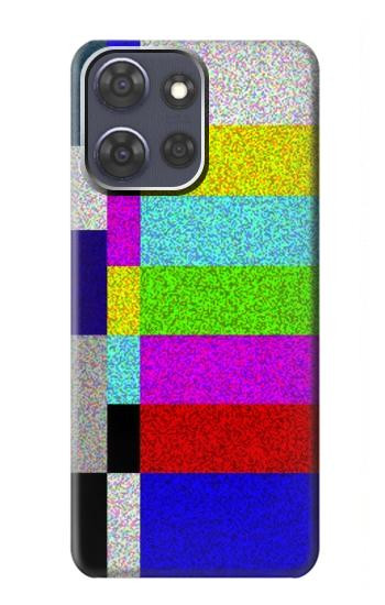 S2871 Noise Signal TV Hülle Schutzhülle Taschen für Motorola Moto G Power (2025,2026)