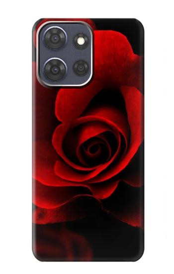 S2898 Red Rose Hülle Schutzhülle Taschen für Motorola Moto G Power (2025)
