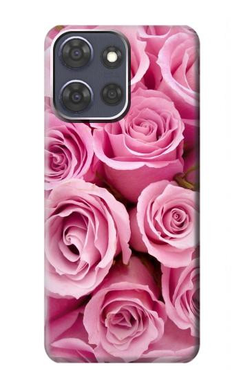 S2943 Pink Rose Hülle Schutzhülle Taschen für Motorola Moto G Power (2025,2026)