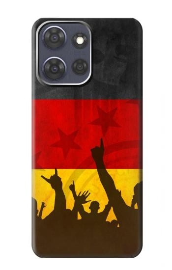 S2966 Germany Football Soccer Hülle Schutzhülle Taschen für Motorola Moto G Power (2025)