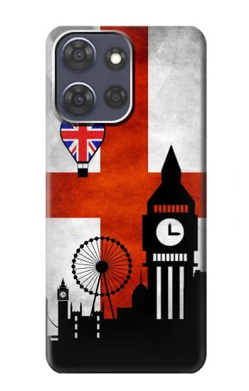 S2979 England Football Soccer Hülle Schutzhülle Taschen für Motorola Moto G Power (2025,2026)