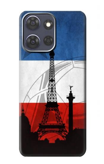 S2980 France Football Soccer Hülle Schutzhülle Taschen für Motorola Moto G Power (2025)
