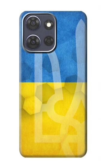 S3006 Ukraine Football Soccer Hülle Schutzhülle Taschen für Motorola Moto G Power (2025)