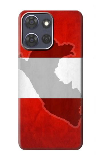 S3018 Peru Flag Hülle Schutzhülle Taschen für Motorola Moto G Power (2025)