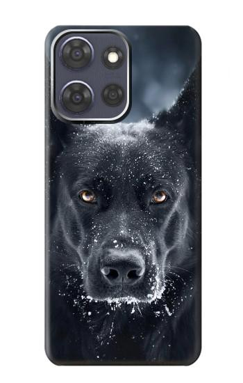 S3168 German Shepherd Black Dog Hülle Schutzhülle Taschen für Motorola Moto G Power (2025,2026)