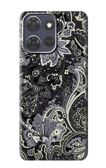 S3251 Batik Flower Pattern Hülle Schutzhülle Taschen für Motorola Moto G Power (2025)