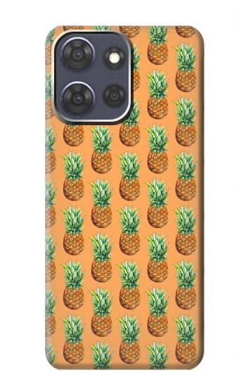 S3258 Pineapple Pattern Hülle Schutzhülle Taschen für Motorola Moto G Power (2025)