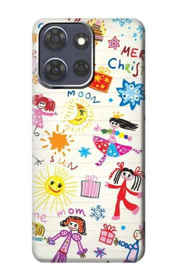 S3280 Kids Drawing Hülle Schutzhülle Taschen für Motorola Moto G Power (2025,2026)