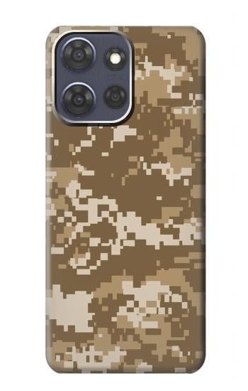 S3294 Army Desert Tan Coyote Camo Camouflage Hülle Schutzhülle Taschen für Motorola Moto G Power (2025,2026)