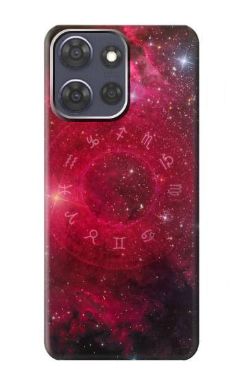 S3368 Zodiac Red Galaxy Hülle Schutzhülle Taschen für Motorola Moto G Power (2025,2026)