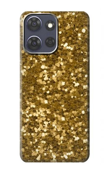 S3388 Gold Glitter Graphic Print Hülle Schutzhülle Taschen für Motorola Moto G Power (2025,2026)