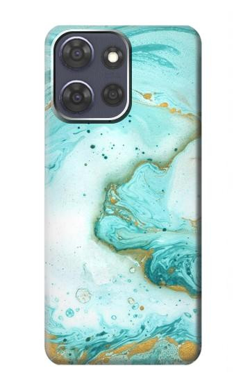 S3399 Green Marble Graphic Print Hülle Schutzhülle Taschen für Motorola Moto G Power (2025,2026)