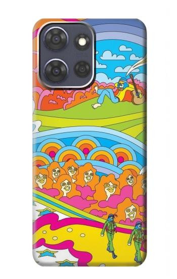 S3407 Hippie Art Hülle Schutzhülle Taschen für Motorola Moto G Power (2025,2026)