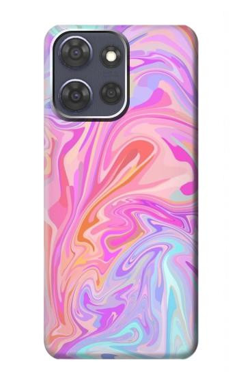 S3444 Digital Art Colorful Liquid Hülle Schutzhülle Taschen für Motorola Moto G Power (2025,2026)
