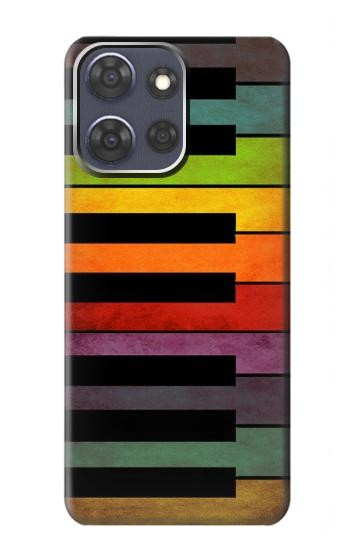 S3451 Colorful Piano Hülle Schutzhülle Taschen für Motorola Moto G Power (2025)