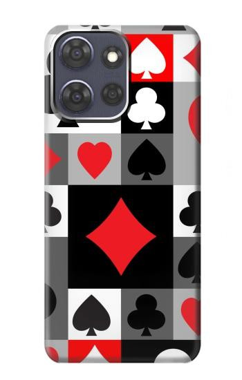 S3463 Poker Card Suit Hülle Schutzhülle Taschen für Motorola Moto G Power (2025)