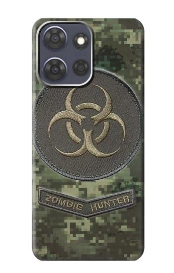 S3468 Biohazard Zombie Hunter Graphic Hülle Schutzhülle Taschen für Motorola Moto G Power (2025)