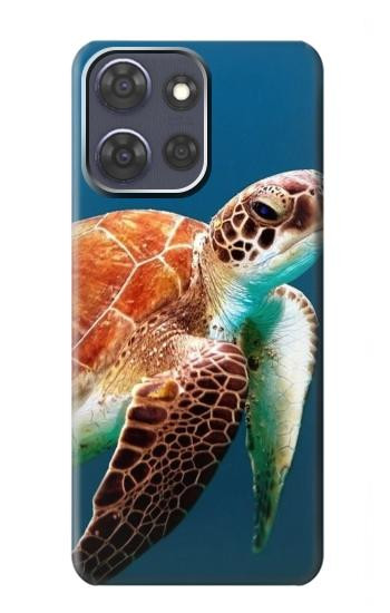 S3497 Green Sea Turtle Hülle Schutzhülle Taschen für Motorola Moto G Power (2025,2026)