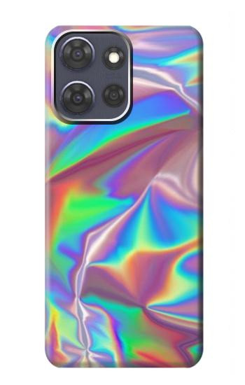 S3597 Holographic Photo Printed Hülle Schutzhülle Taschen für Motorola Moto G Power (2025)