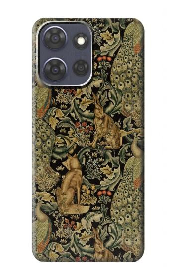 S3661 William Morris Forest Velvet Hülle Schutzhülle Taschen für Motorola Moto G Power (2025,2026)