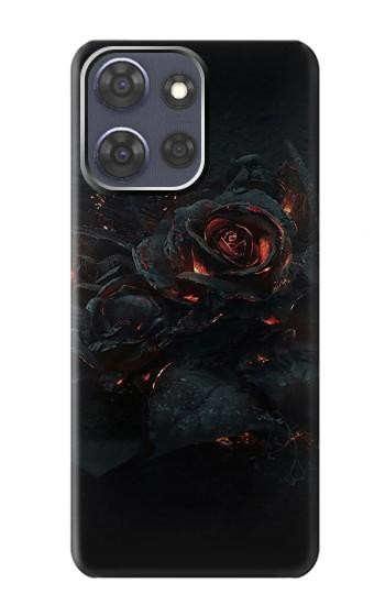 S3672 Burned Rose Hülle Schutzhülle Taschen für Motorola Moto G Power (2025,2026)