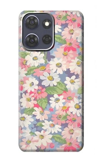 S3688 Floral Flower Art Pattern Hülle Schutzhülle Taschen für Motorola Moto G Power (2025,2026)
