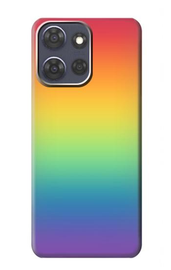 S3698 LGBT Gradient Pride Flag Hülle Schutzhülle Taschen für Motorola Moto G Power (2025,2026)