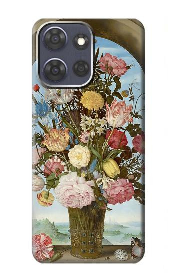 S3749 Vase of Flowers Hülle Schutzhülle Taschen für Motorola Moto G Power (2025,2026)