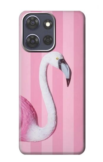 S3805 Flamingo Pink Pastel Hülle Schutzhülle Taschen für Motorola Moto G Power (2025,2026)